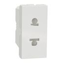 Socket-outlet, New Unica, 2P, 16A, Euroamerican, with shutter