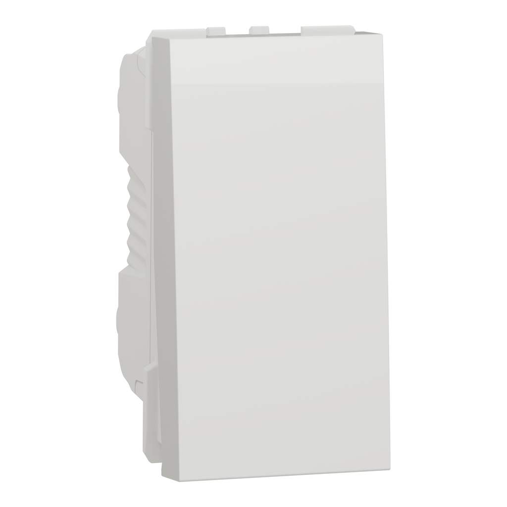 Switch, New Unica, mechanism, 1-pole 1-way, 16AX, 1 module, screw terminals, untreated, IP4X