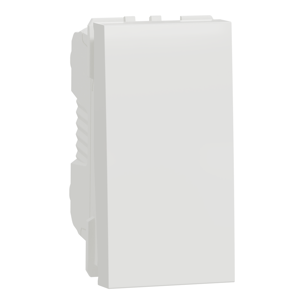 Switch, New Unica, mechanism, 1-pole 2-way, 16AX, 1 module, screw terminals, untreated, IP4X