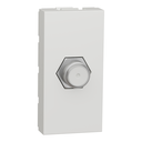 TV socket, New Unica, mechanism, 1 module, F-Type, IP2xC