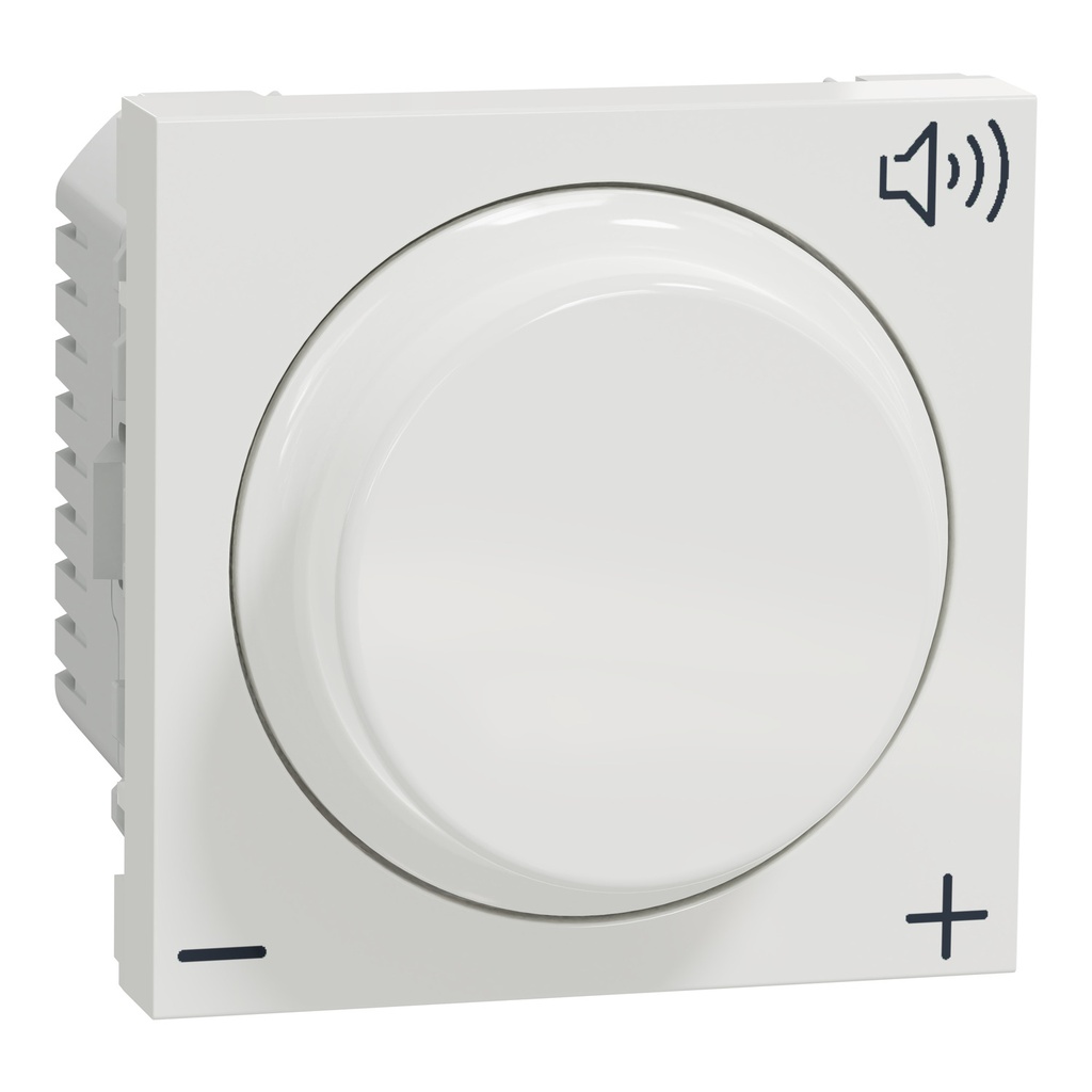 Volume controller, New Unica, 12V, 2 modules