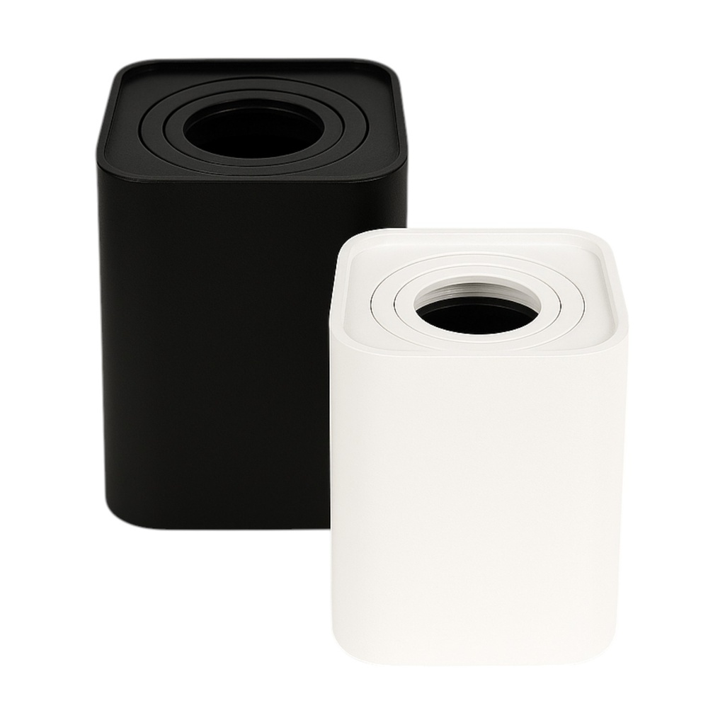 Downlight Cylinder with Edge - Aluminum - Empty MR16