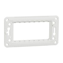 Fixing frame, New Unica, rectangular, plastic, with claws, 4 module, 1 gang 