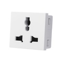 International Socket 13A/250V~ 2 Modules - Merlot