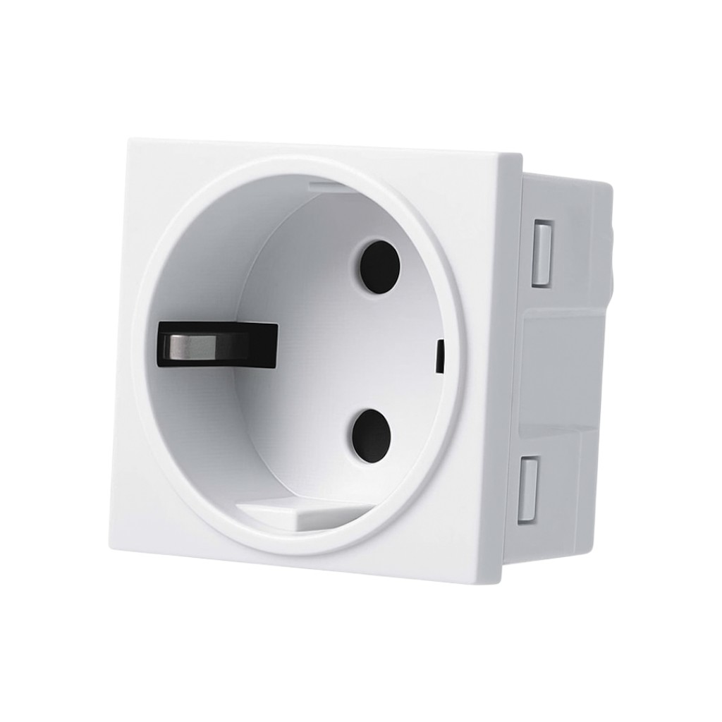 Shukuo Socket 16A/250V~ 2 Modules - Merlot