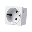 Shukuo Socket 16A/250V~ 2 Modules - Merlot