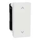 Roller Blind Switch, Miluz E, 10A 250V 1 Module White