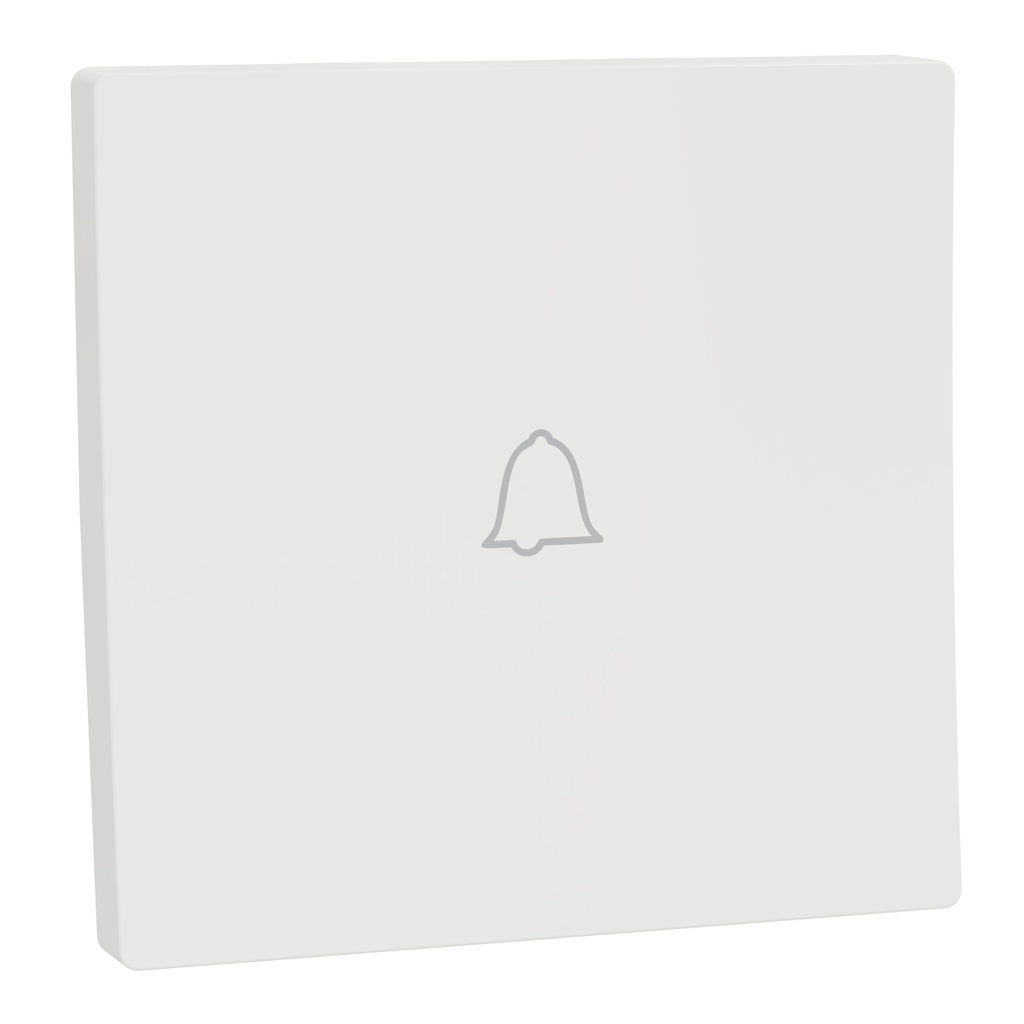 Doorbell Switch, Miluz E, 10A 250V 2 Module White