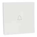 Doorbell Switch, Miluz E, 10A 250V 2 Module White