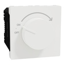 Rotary Dimmer, Miluz E, 4‑250 W 220‑240 V 2 Module White