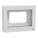Weatherproof Box, Miluz E, 1 Gang 3 Modules IP55 White