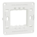 Supporting Frame, Miluz E, 1 Gang 2 Modules White