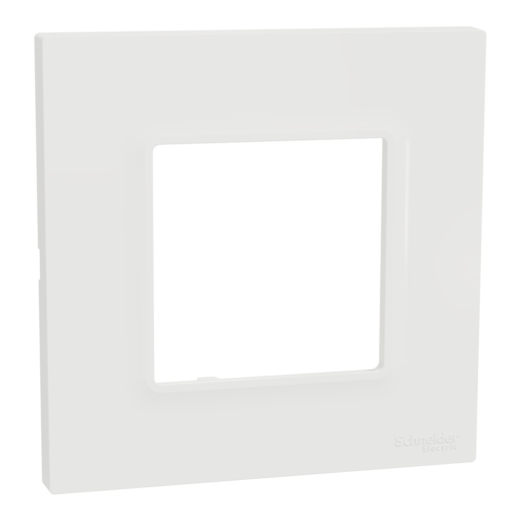 Cover Frame, Miluz E, 1 Gang 2 Modules White