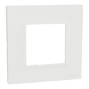 Cover Frame, Miluz E, 1 Gang 2 Modules White