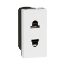 Arteor™ - Socket - Euro-US - 16A / 250V - 2P + shutters - 1 module