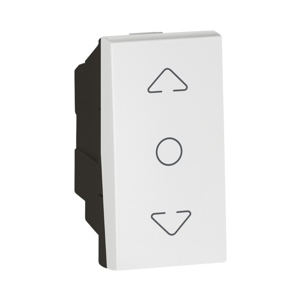 Arteor™ - Curtain switch - centre off - 1 module