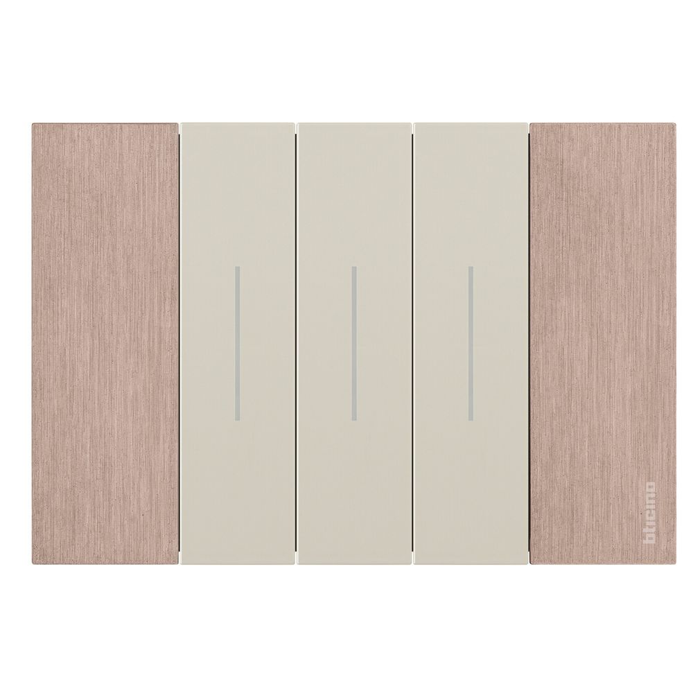 Living Now™ – Cover plate – Copper Finish - 3 Modules