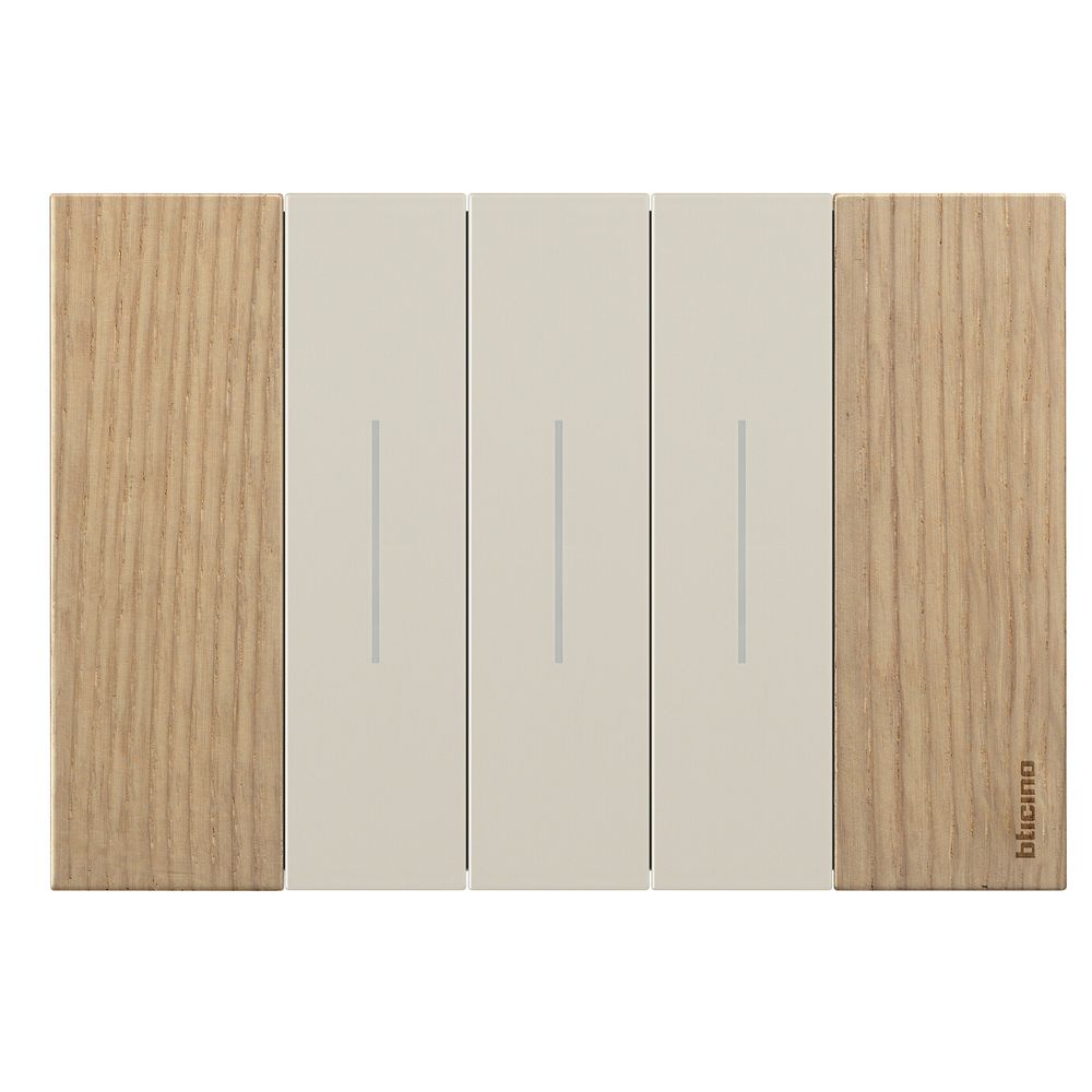 Living Now™ – Cover plate – Oak Wood - 3 Modules