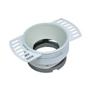 Trimless Adjustable Recessed Spotlight Frame- Anti-glare – Round – MR16 – Ø75 mm Cut-Out – Black | White