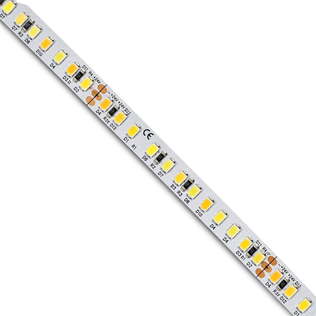 Strip Light 192LED/m, DC24V, 18W/m, Tunable White 3000K-6500K, 5m Roll, CCT Adjustable