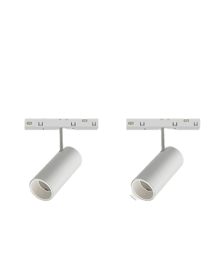 Magnetic Track Spotlight 360° - White