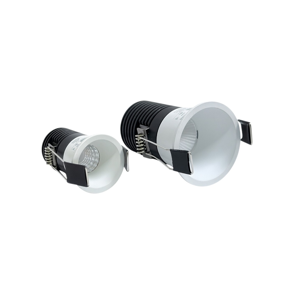 Recessed LED Downlight – Aluminum Body, Anti-Glare, 5W / 12W, 60° Beam – Philips or Bridgelux Chip