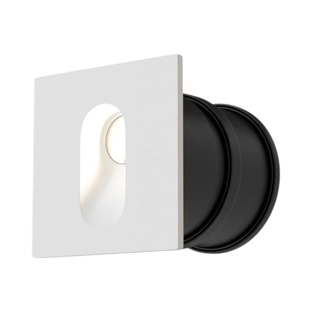 Via Urbana LED Stair Light – 3W 4000K 30° IP54 Square Recessed Step Light