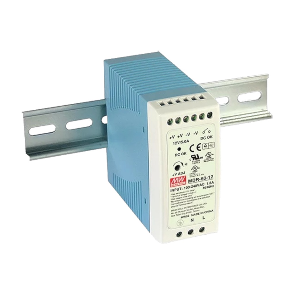 Mean Well MDR-24V DIN Rail Power Supply - 24V