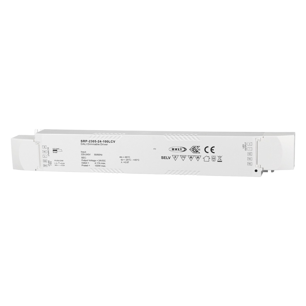 Sunricher DALI Constant Voltage LED Driver – 24V DC, 1-Channel