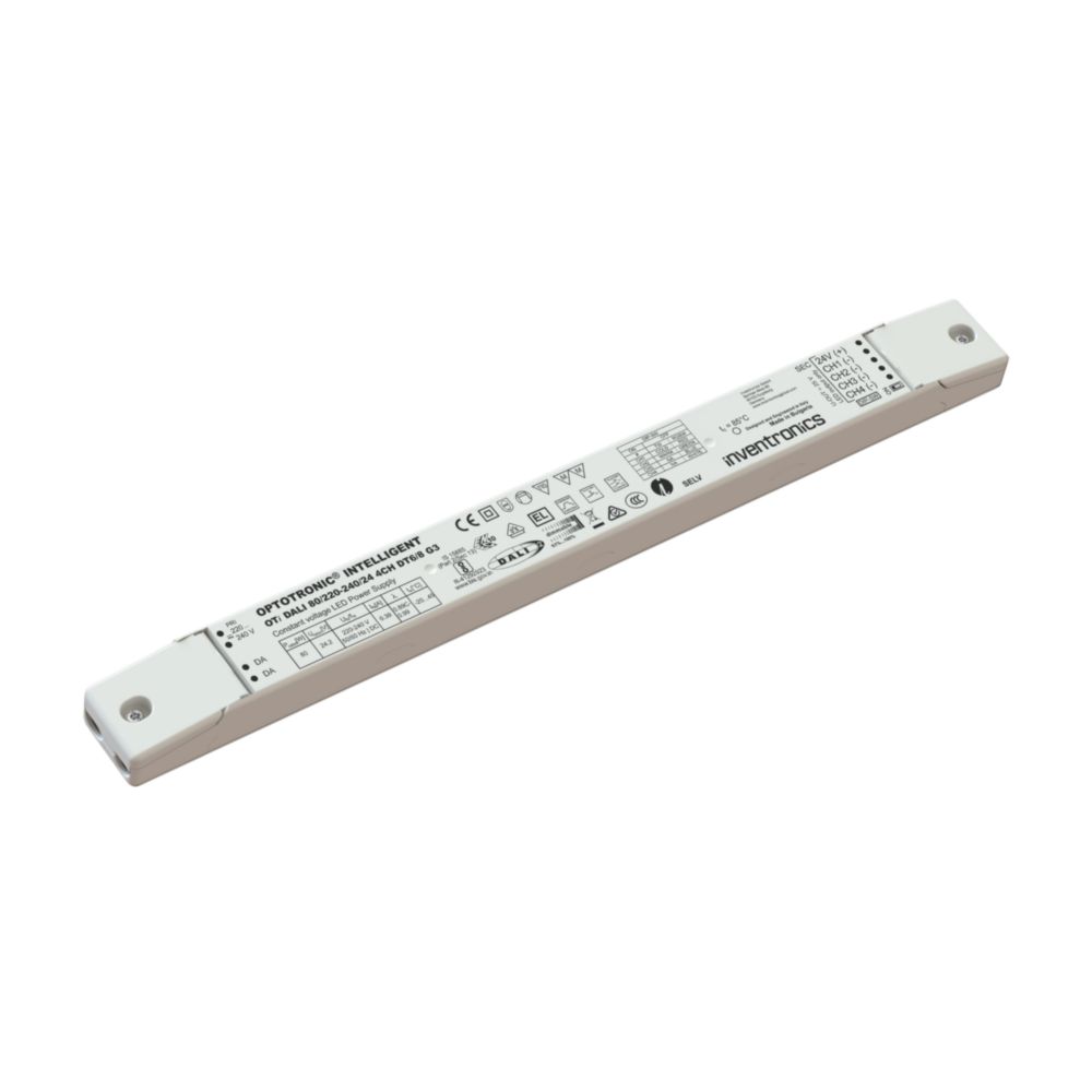 OSRAM OTi DALI G3 LED Power Supply – 80W, 24V, 4CH DT6/DT8 Dimmable