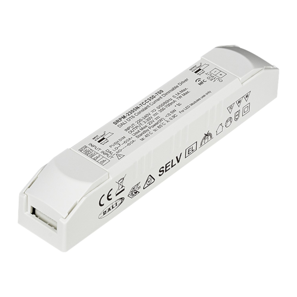 Sunricher SRPM-2305N-7CC350-700 Mini DALI DT6 NFC LED Driver – 7W