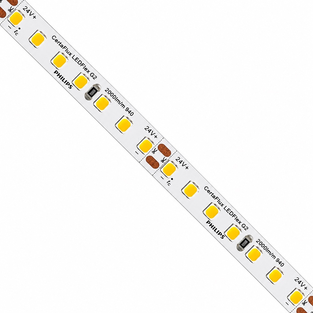 Philips CertaFlux LEDFlex Strip – 5m, 24V, 2000 lm/m, CRI90