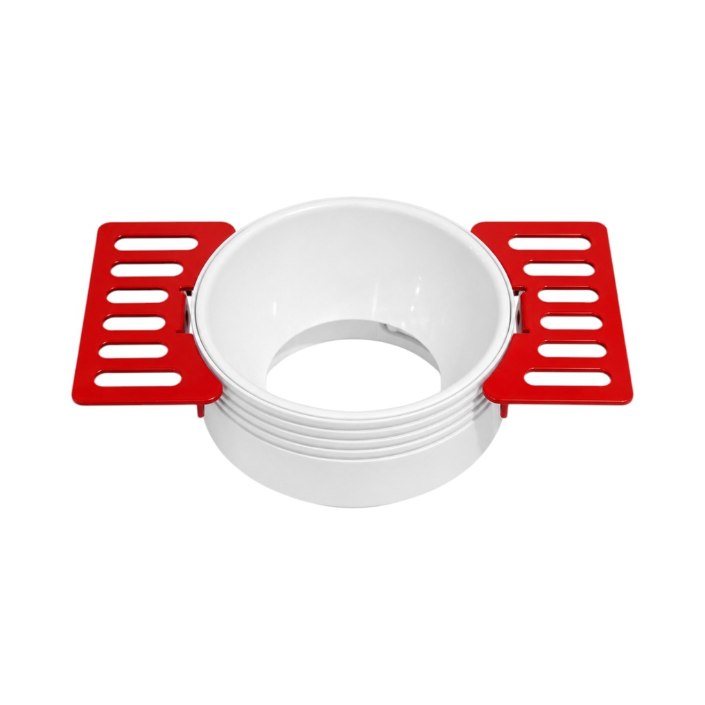 Trimless Fixed Recessed Spotlight Frame- Anti-glare – Round – MR16 – Ø70 mm Cut-Out 