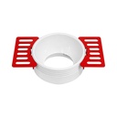 Trimless Fixed Recessed Spotlight Frame- Anti-glare – Round – MR16 – Ø70 mm Cut-Out 