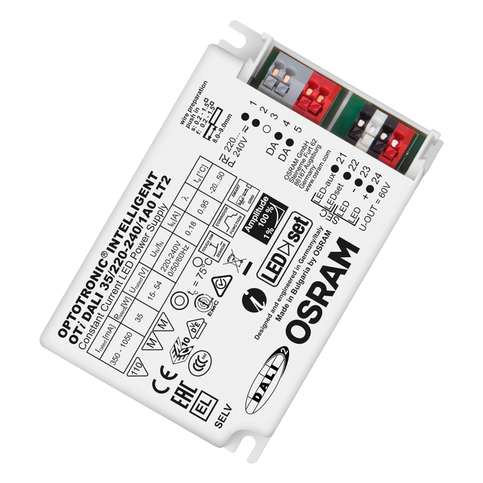 OSRAM Inventronics OTi DALI 35/220-240/1A0 LT2 DALI2 LED Driver