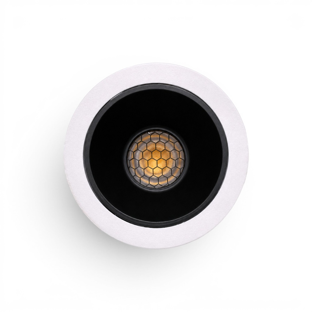 Anti-Glare Recessed LED Downlight with Honeycomb – OSRAM Chip, EagleRise Driver