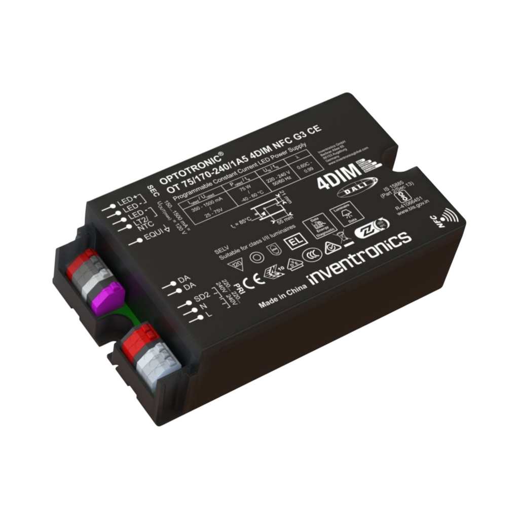 OSRAM Inventronics OPTOTRONIC OT 75/170-240/1A5 4DIM NFC G3 CE LED Driver – 75W