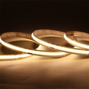 COB LED Strip Light, 24V DC, 10W/m, 320LEDs/m, 1000 lm/m, IP20, CRI80