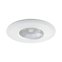 JCC Lighting V50 Fire-Rated LED Downlight – 7.5W, 650lm, 3000K-4000K, IP65, White