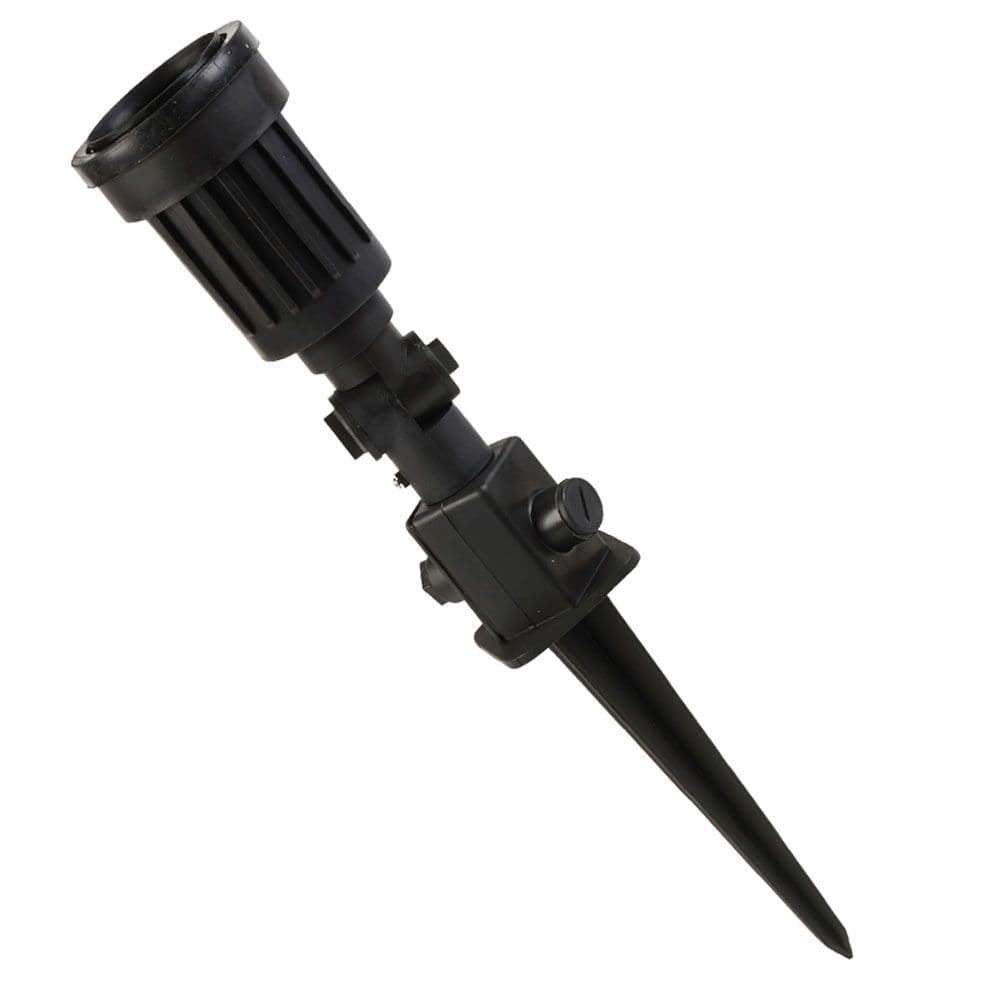 Outdoor Garden Plastic Spike - PAR38, Black, E27