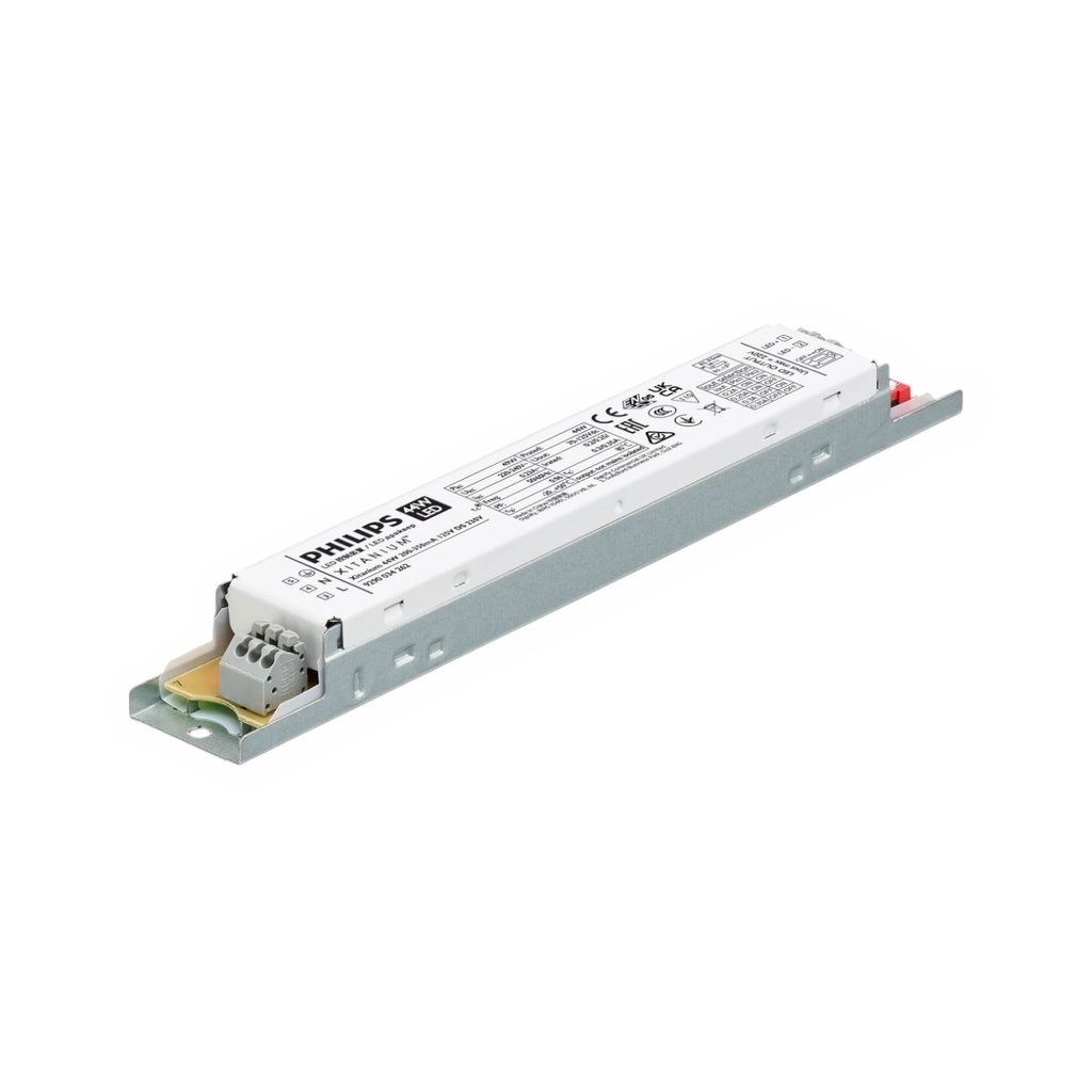 Philips Xitanium Non-Isolated Dip Switch LED Driver – 44W, 200–350mA, 125V