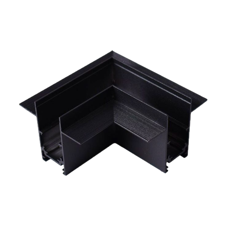 Magnetic rail 90° connector