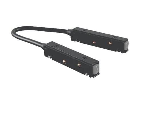 Magnetic rail power connector