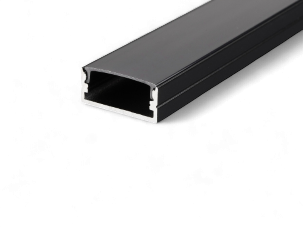 LED profile 23.5*9.8mm*305cm Black