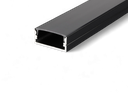 LED profile 23.5*9.8mm*305cm Black