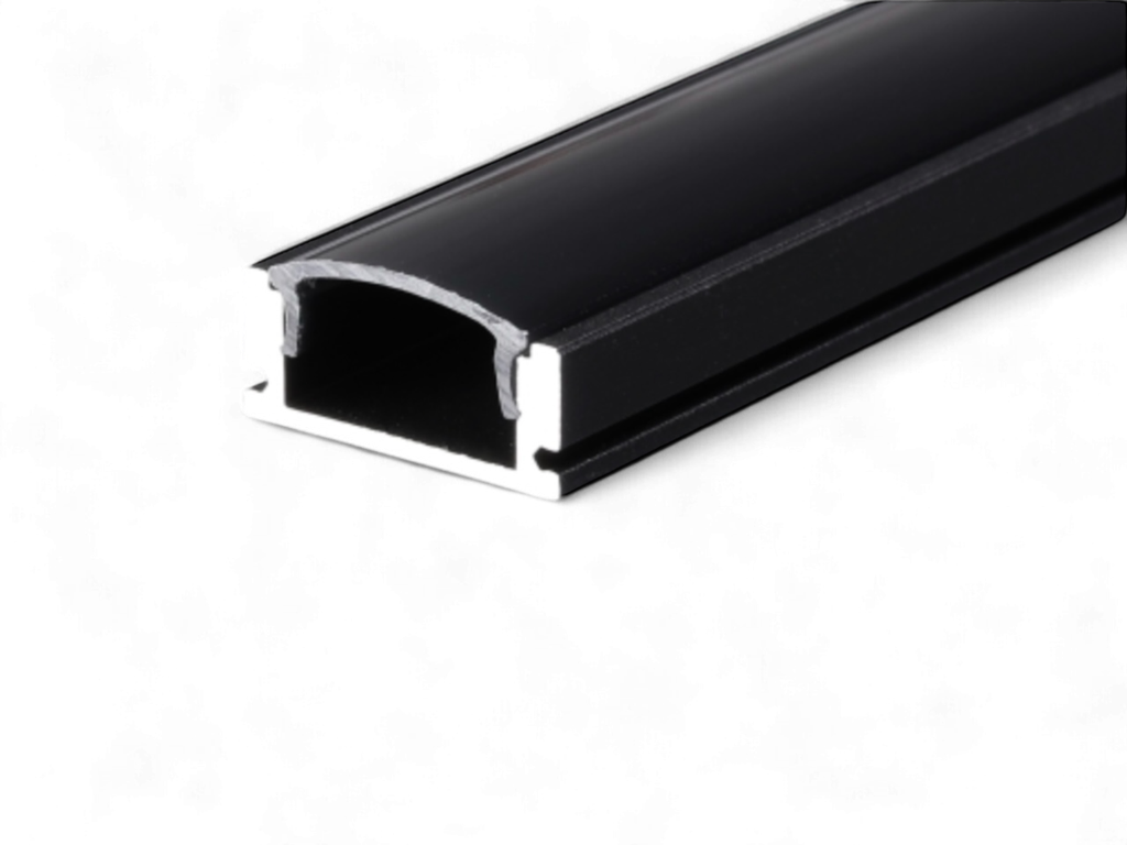 LED profile 17*6mm*300cm Black