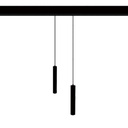 Magnetic drop light cylinder