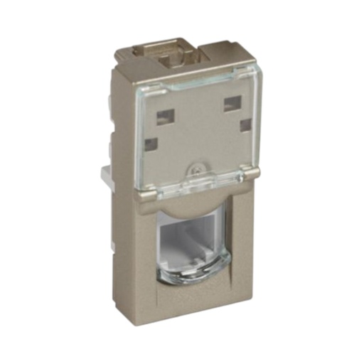 Arteor™ - Telephone socket RJ11 with modular Jack connector for fast connection - 1 module