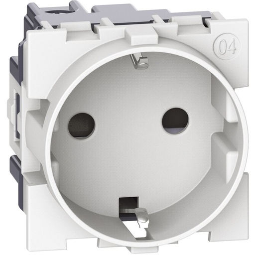 Living Now™ – German standard socket (Schuko) – 16 A – 250 V~ – 2 modules