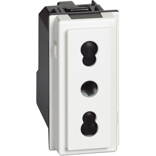 Living Now™ – Italian standard socket – 2P+E - 16 A – 250 V~ – 2 modules